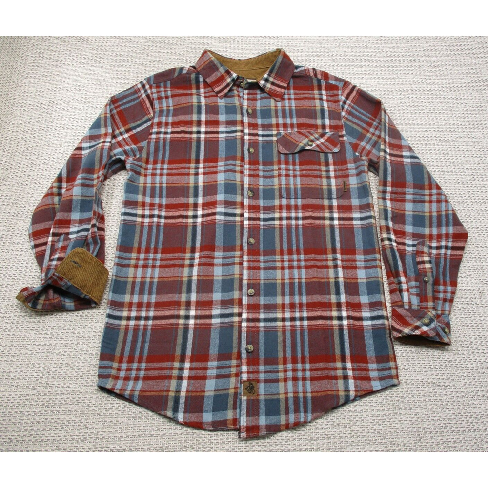 Legendary Whitetails Flannel Shirt Men Long Sleeve Plaid Button Up Outdoor Hike